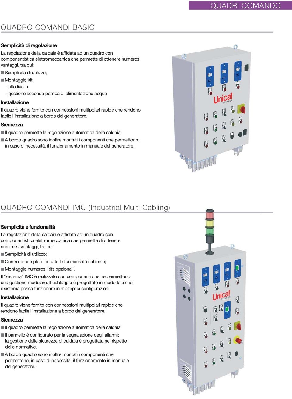 installazione a bordo del generatore.