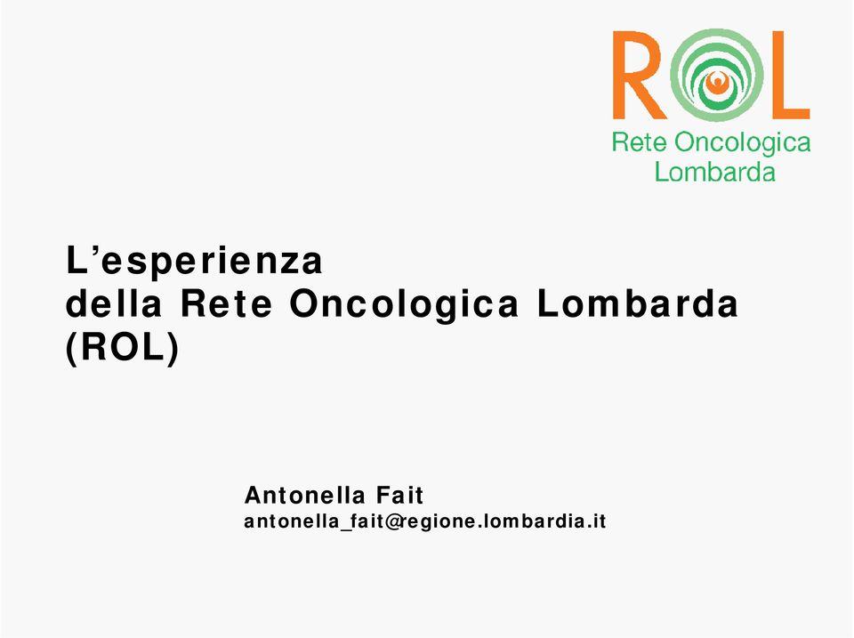(ROL) Antonella Fait
