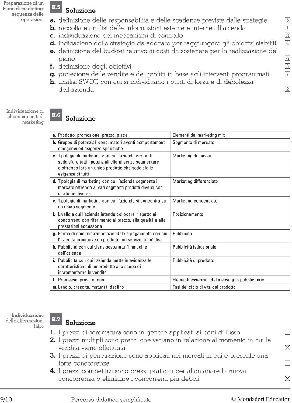 indicazione delle strategie da adottare per raggiungere gli obiettivi stabiliti 4 e. definizione del budget relativo ai costi da sostenere per la realizzazione del piano 6 f.