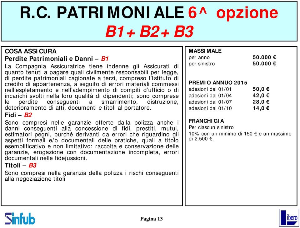 dipendenti; sono comprese le perdite conseguenti a smarrimento, distruzione, deterioramento di atti, documenti e titoli al portatore.