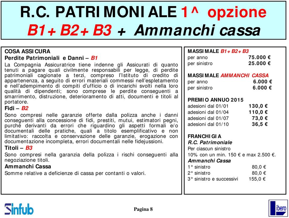 nella loro qualità di dipendenti; sono comprese le perdite conseguenti a smarrimento, distruzione, deterioramento di atti, documenti e titoli al portatore.