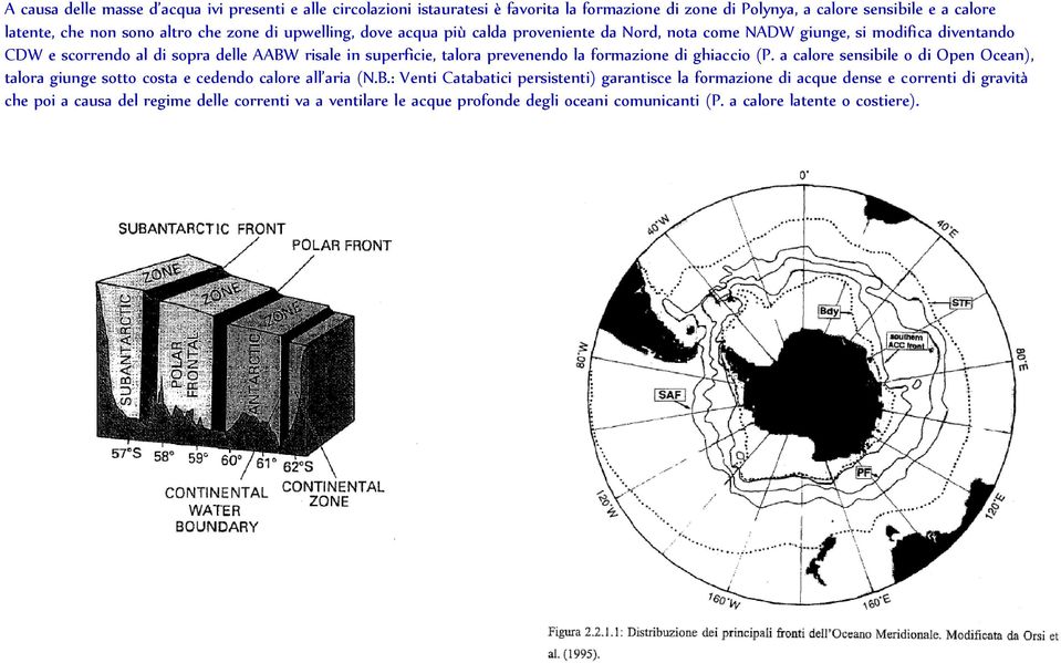 prevenendo la formazione di ghiaccio (P. a calore sensibile o di Open Ocean), talora giunge sotto costa e cedendo calore all aria (N.B.