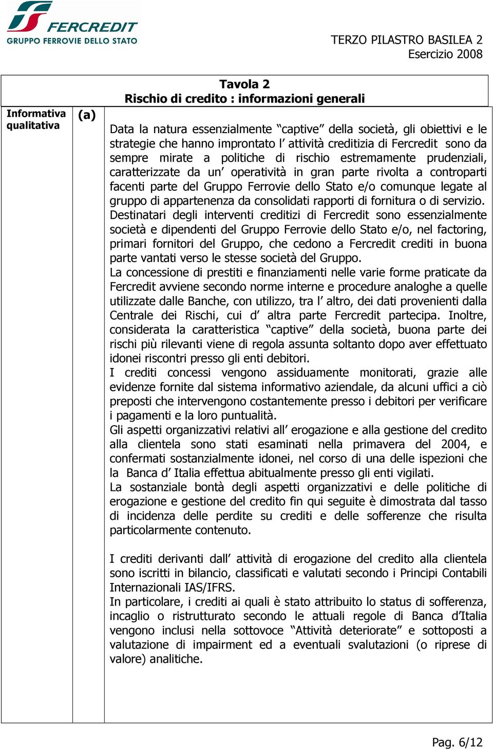 del Gruppo Ferrovie dello Stato e/o comunque legate al gruppo di appartenenza da consolidati rapporti di fornitura o di servizio.