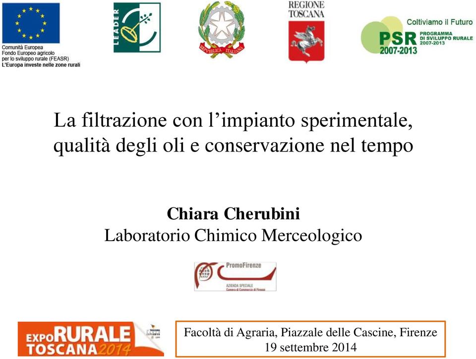 conservazione nel tempo Chiara