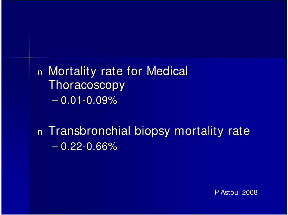 09% Transbronchial biopsy