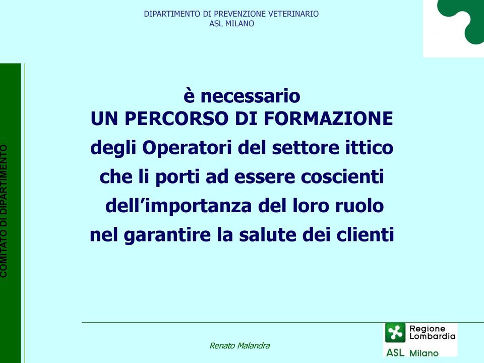 porti ad essere coscienti dell importanza