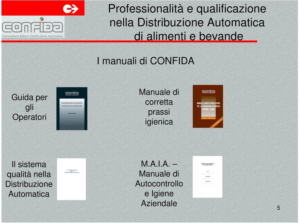 Manuale di corretta prassi igienica Il sistema qualità nella