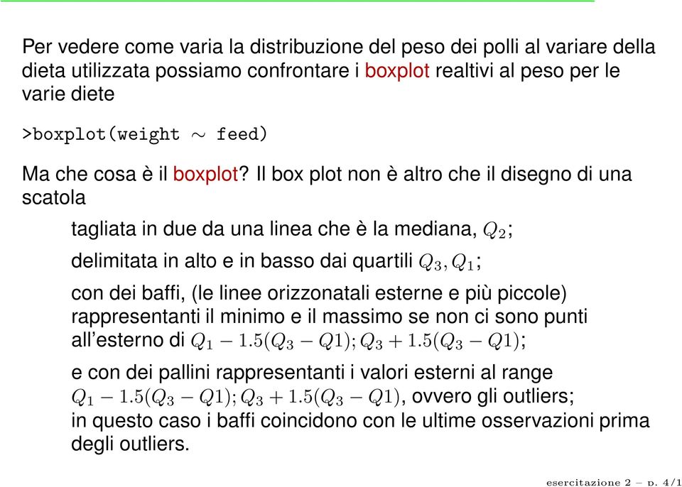 che cosa è il boxplot?