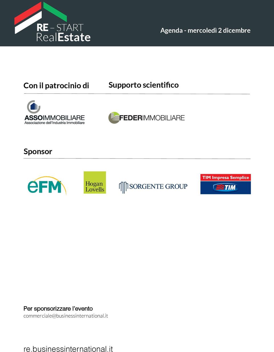 Supporto scientifico Sponsor Per