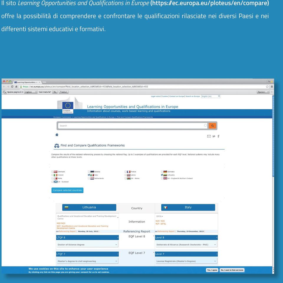 eu/ploteus/en/compare) offre la possibilità di comprendere e