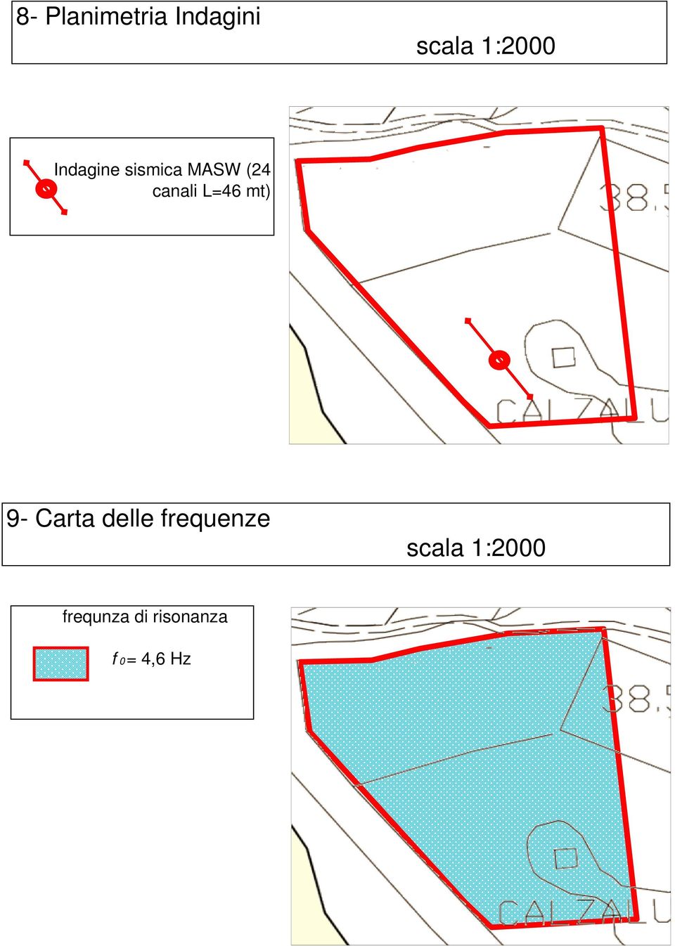 mt) 9- Carta delle frequenze scala