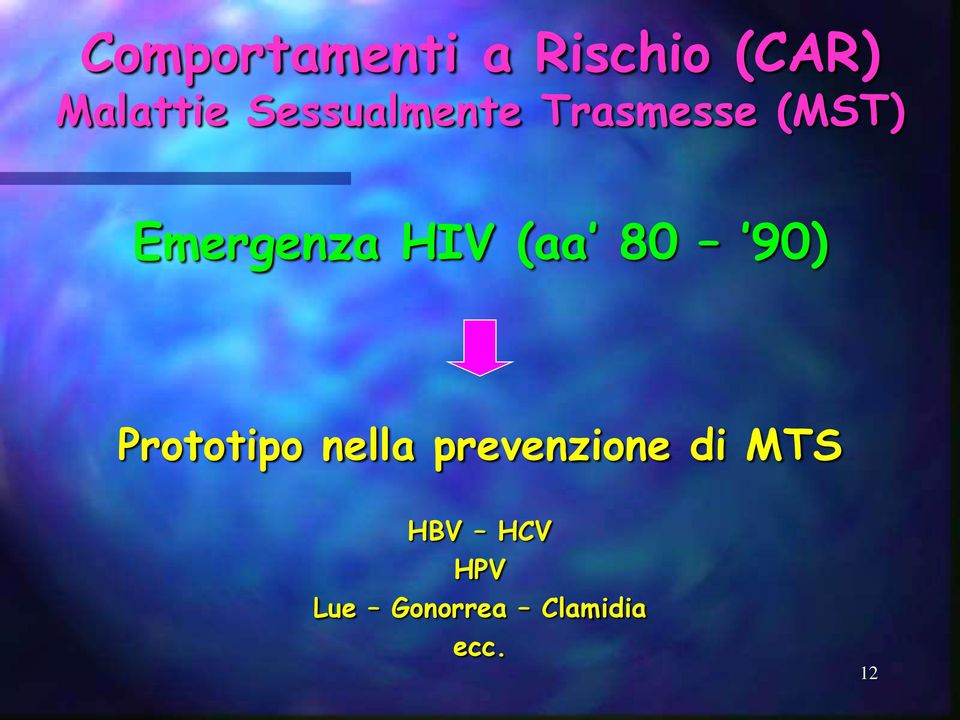 (aa 80 90) Prototipo nella prevenzione di