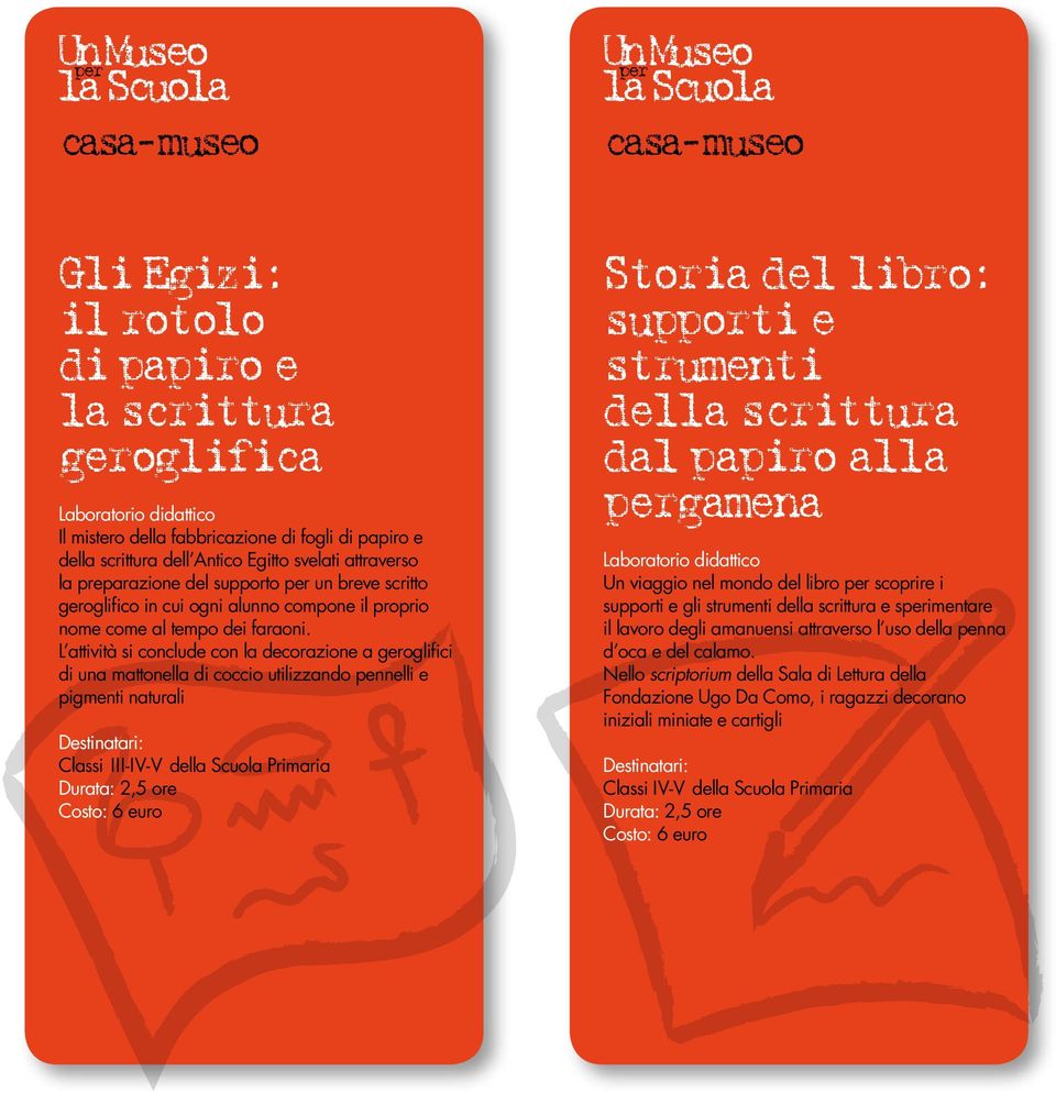 L attività si conclude con la decorazione a geroglifici di una mattonella di coccio utilizzando pennelli e pigmenti naturali Classi III-IV-V della Scuola Primaria Storia del libro: supporti e