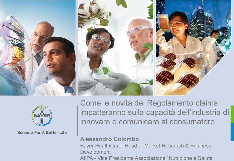 Colombo Bayer HealthCare- Head of Market Research & Business