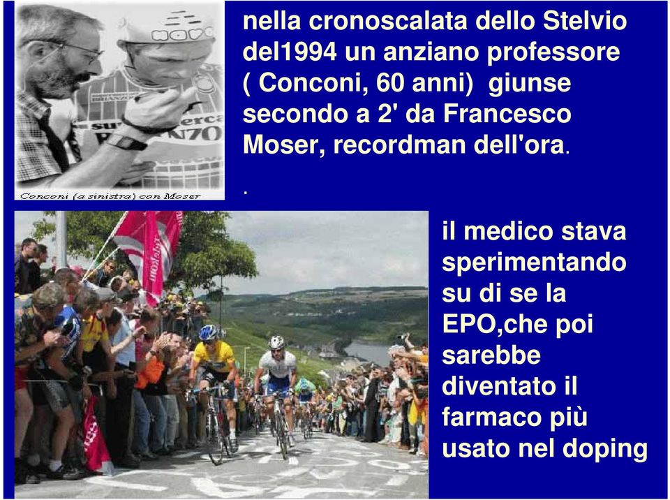 Francesco Moser, recordman dell'ora.