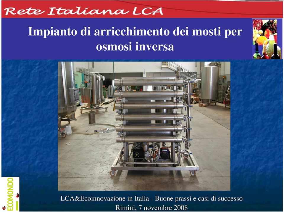 LCA&Ecoinnovazione in Italia -