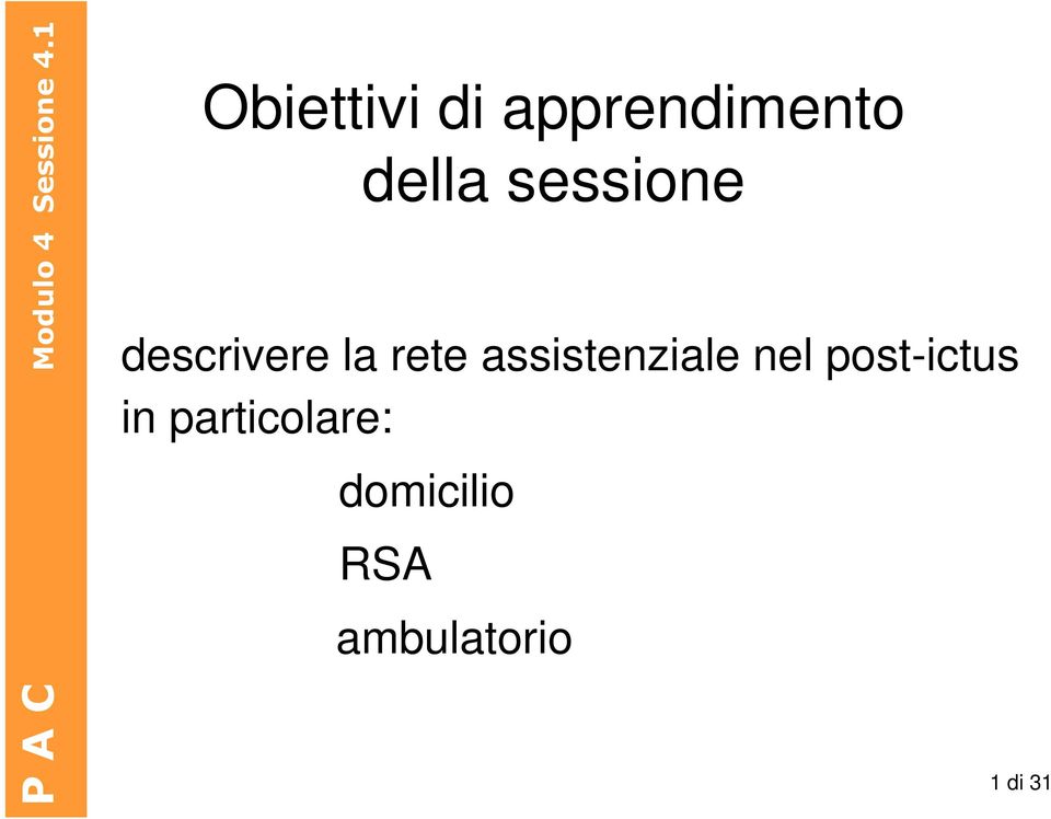 assistenziale nel post-ictus in