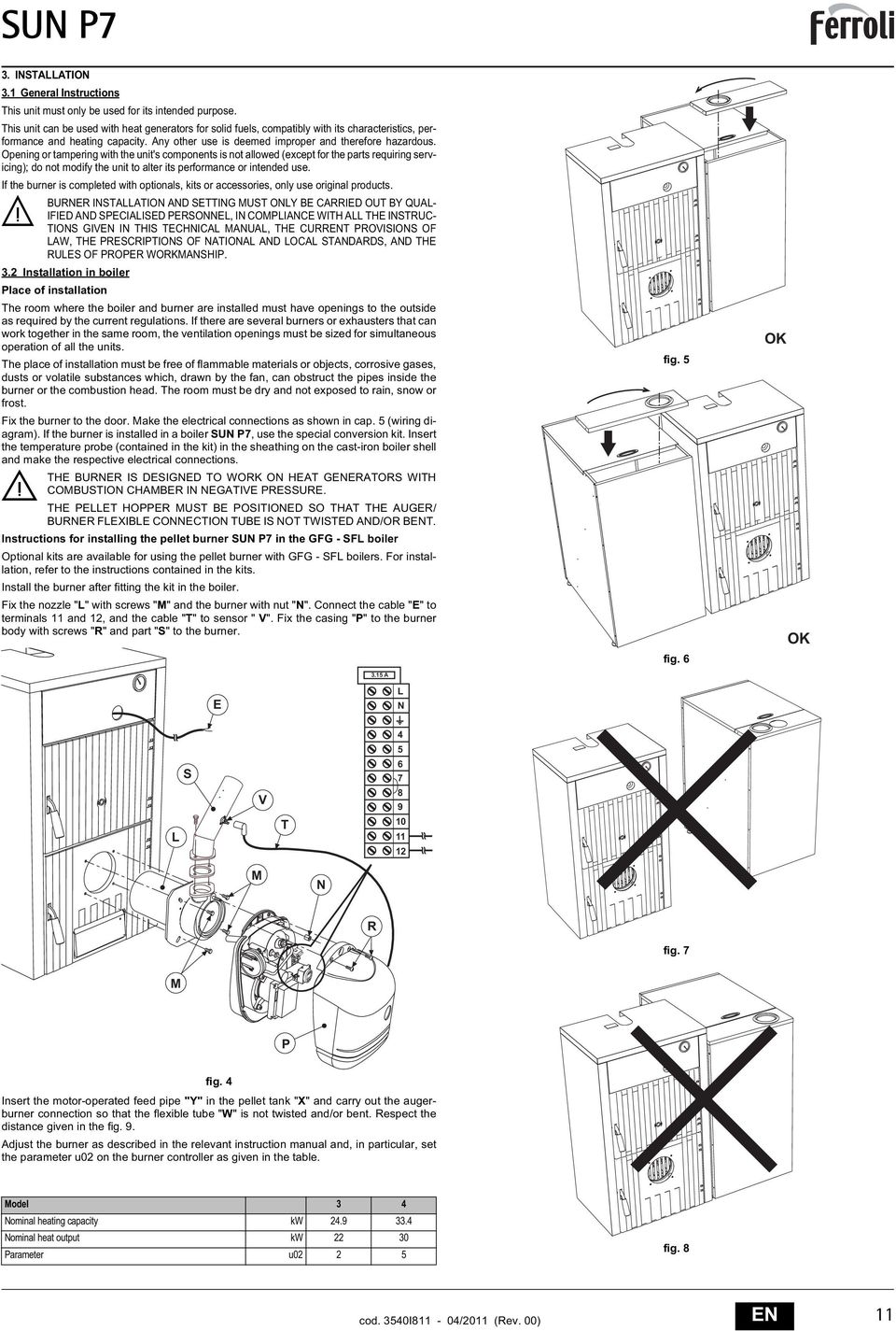 Opening or tampering with the unit's components is not allowed (except for the parts requiring servicing); do not modify the unit to alter its performance or intended use.