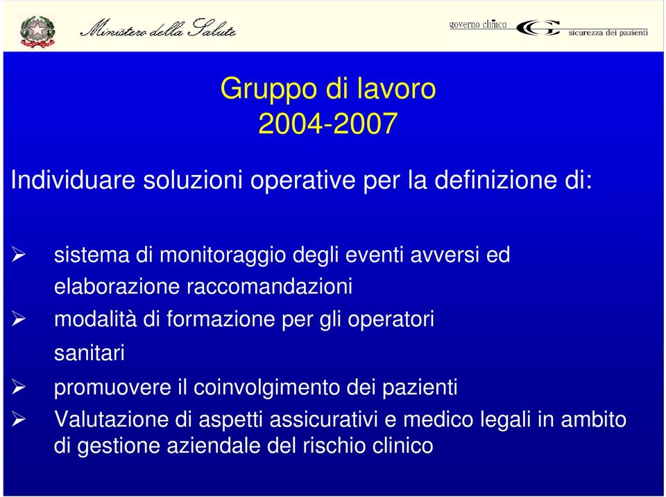 formazione per gli operatori sanitari promuovere il coinvolgimento dei pazienti