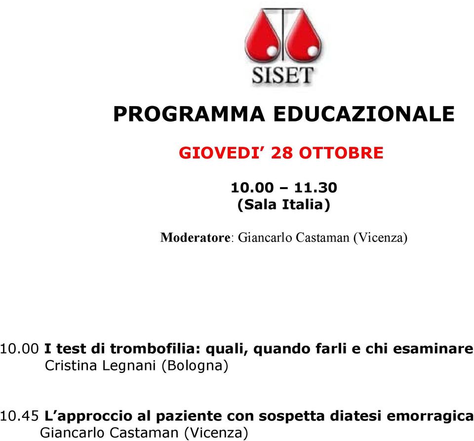 00 I test di trombofilia: quali, quando farli e chi esaminare Cristina