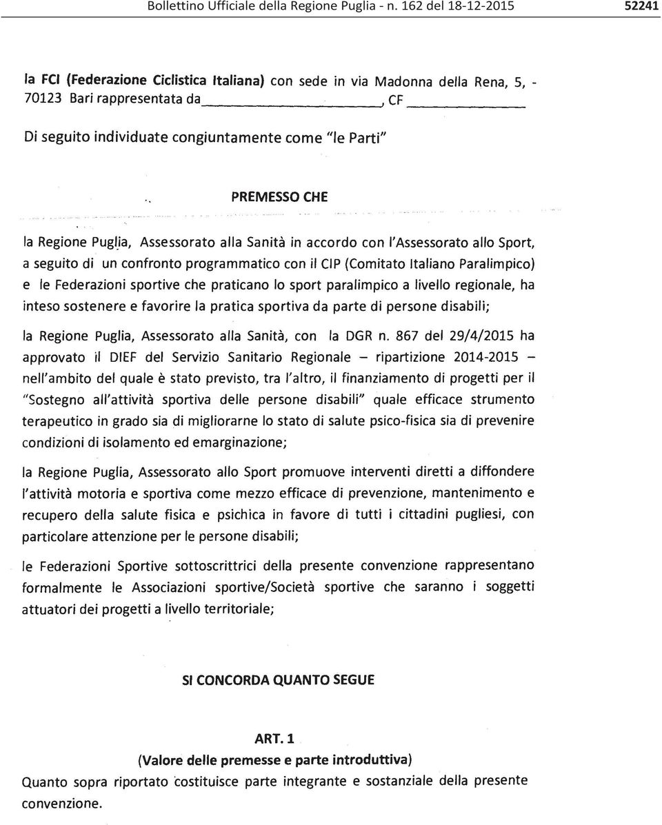 Regione Puglia n.