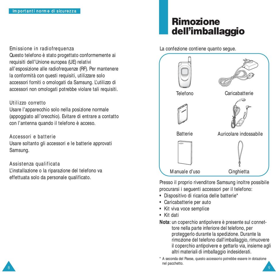 L utilizzo di accessori non omologati potrebbe violare tali requisiti. Utilizzo corretto Usare l apparecchio solo nella posizione normale (appoggiato all orecchio).