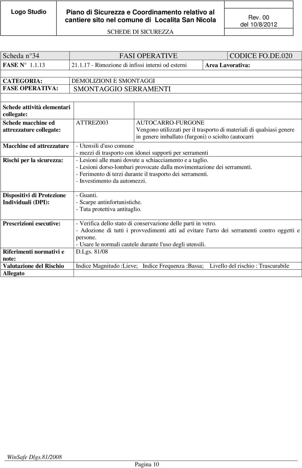 ed attrezzature collegate: Macchine ed attrezzature ATTREZ003 AUTOCARRO-FURGONE Vengono utilizzati per il trasporto di materiali di qualsiasi genere in genere imballato (furgoni) o sciolto (autocarri