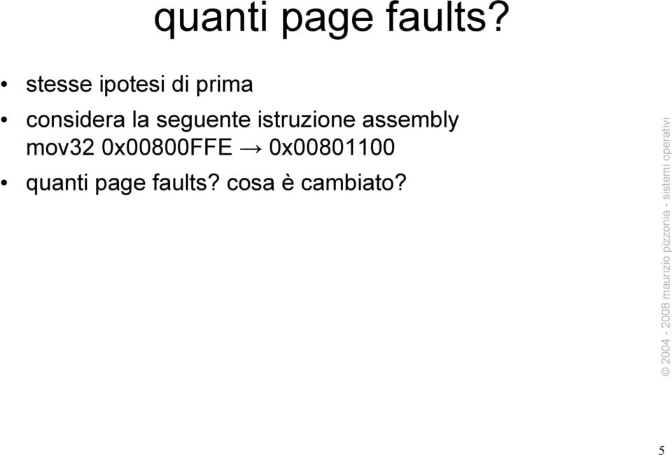 seguente istruzione assembly mov32