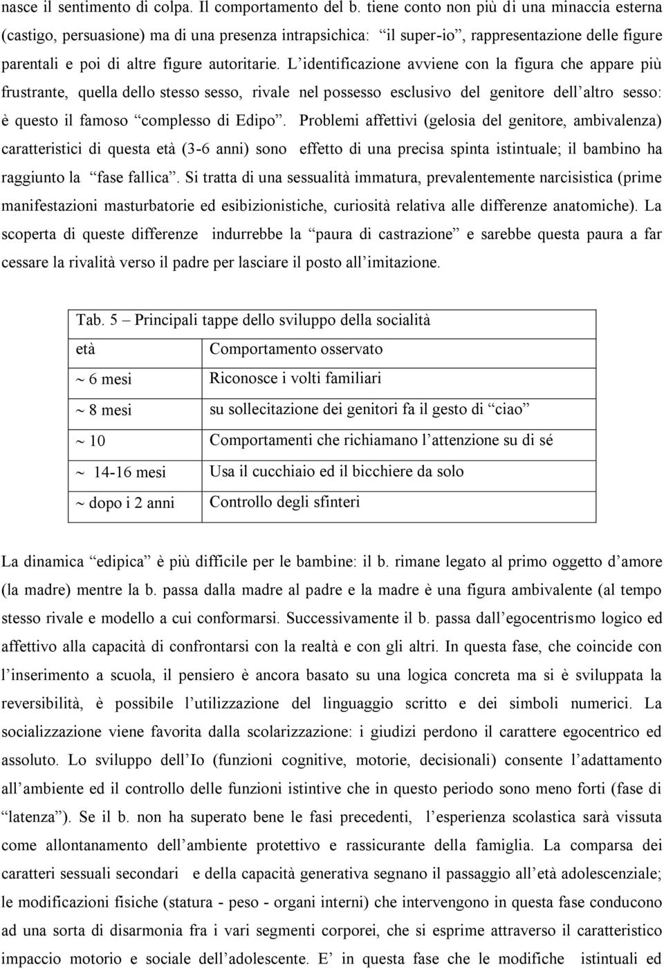 L identificazione avviene con la figura che appare più frustrante, quella dello stesso sesso, rivale nel possesso esclusivo del genitore dell altro sesso: è questo il famoso complesso di Edipo.