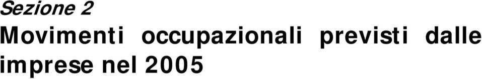 occupazionali