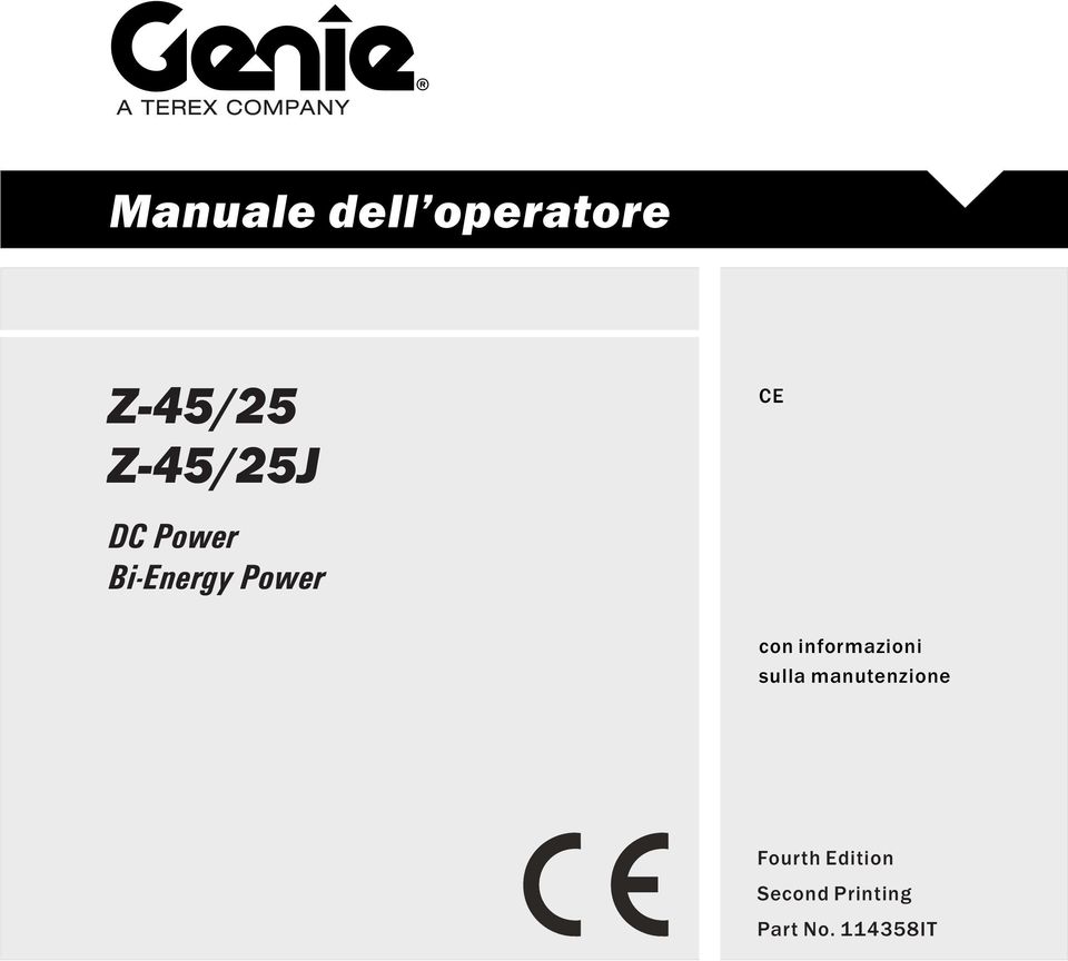 informazioni sulla manutenzione