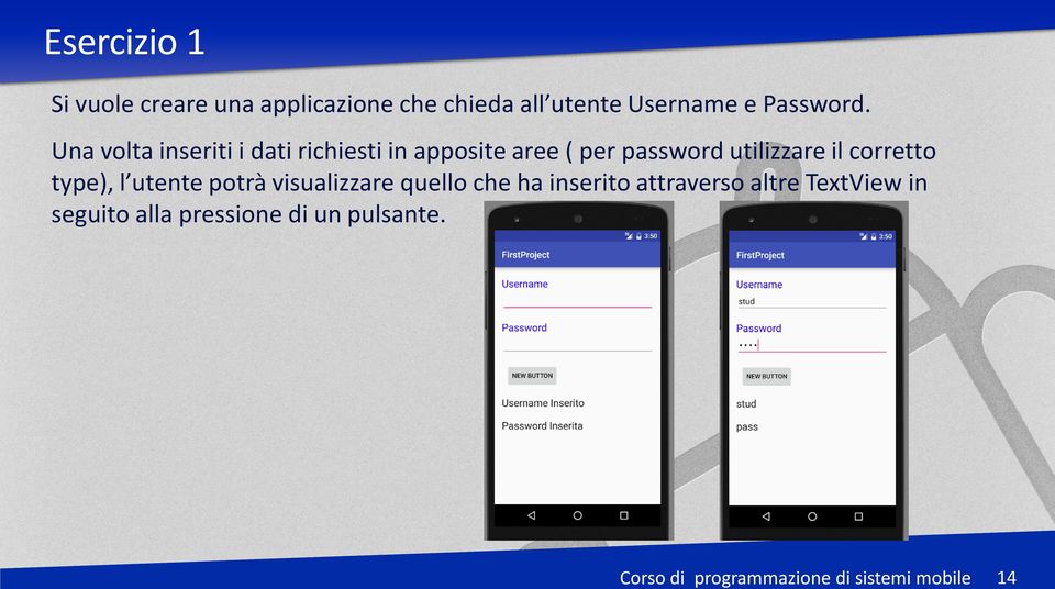 Una volta inseriti i dati richiesti in apposite aree ( per password utilizzare il corretto