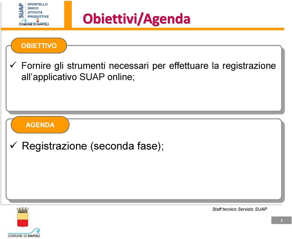 registrazione all applicativo SUAP