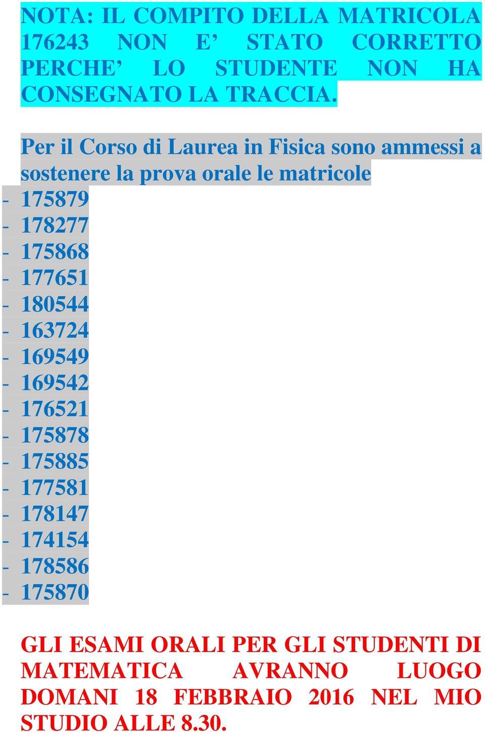 175868-177651 - 180544-163724 - 169549-169542 - 176521-175878 - 175885-177581 - 178147-174154 -