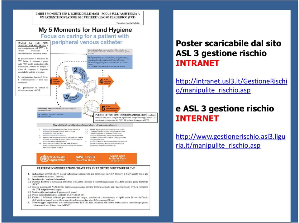 asp e ASL 3 gestione rischio INTERNET http://www.