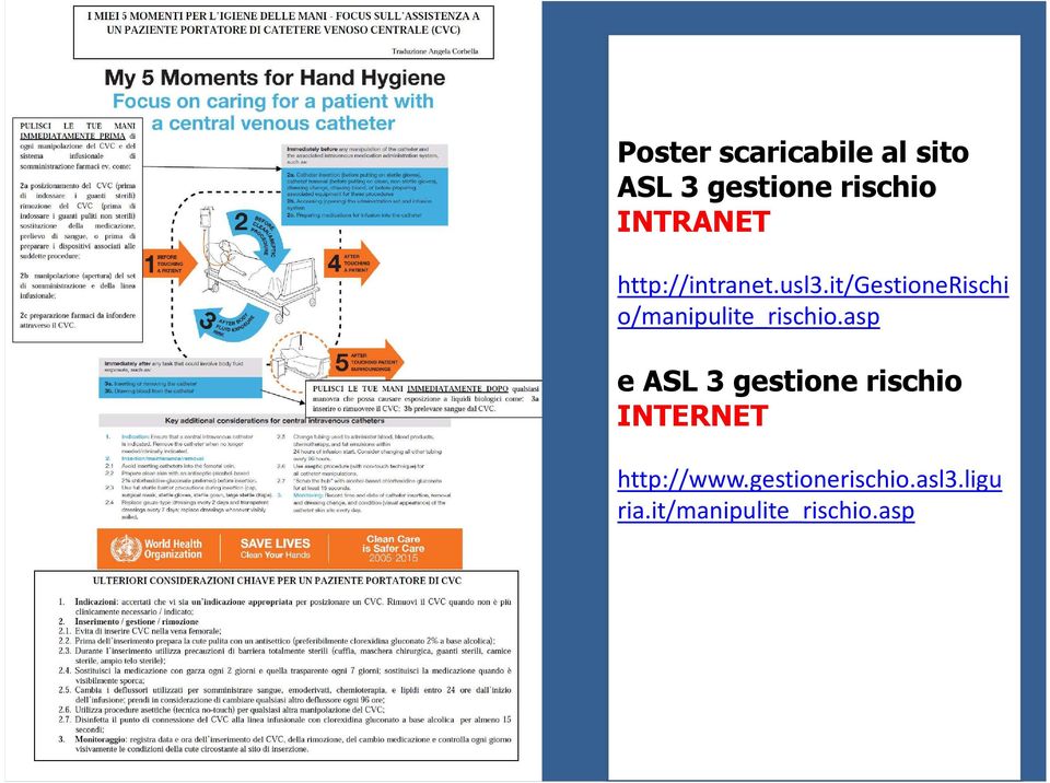 asp e ASL 3 gestione rischio INTERNET http://www.