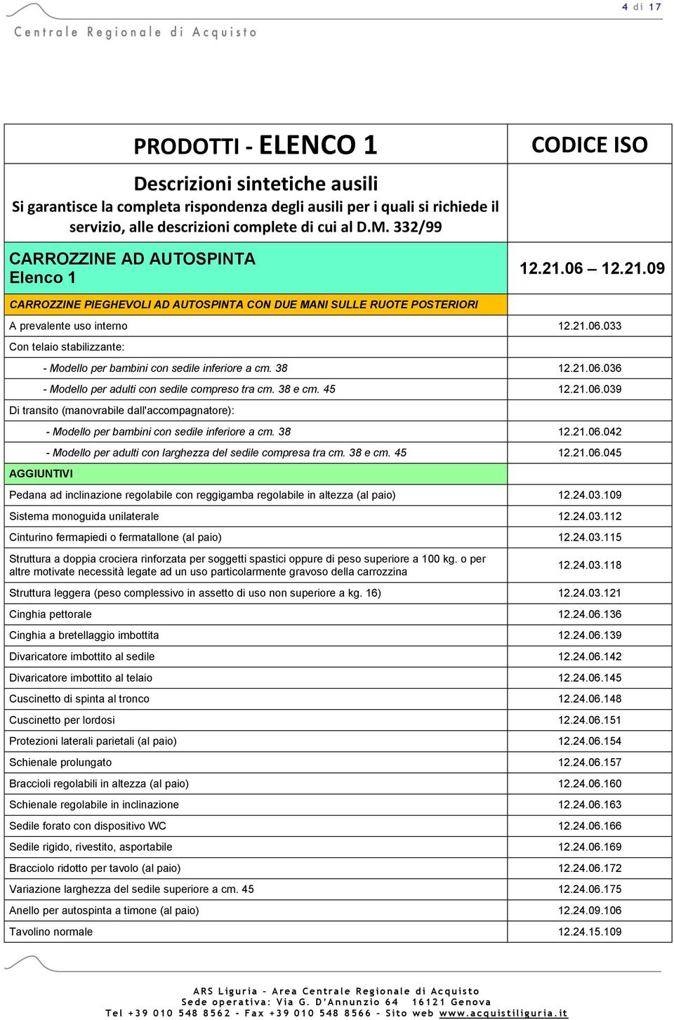 38 12.21.06.036 - Modello per adulti con sedile compreso tra cm. 38 e cm. 45 12.21.06.039 Di transito (manovrabile dall'accompagnatore): - Modello per bambini con sedile inferiore a cm. 38 12.21.06.042 - Modello per adulti con larghezza del sedile compresa tra cm.