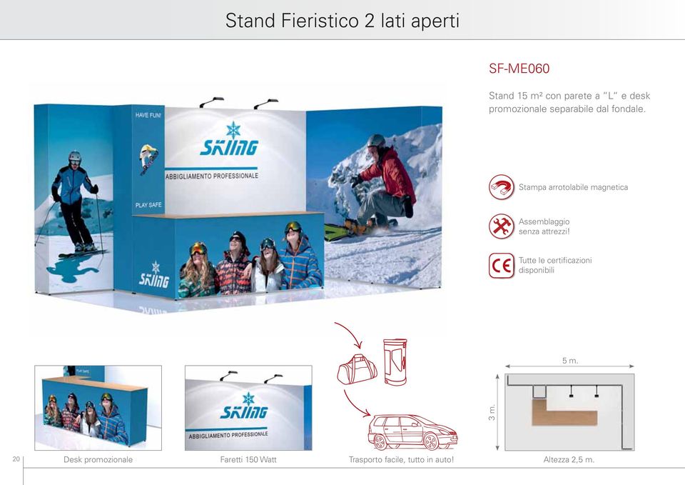 Stampa arrotolabile magnetica Assemblaggio senza attrezzi!