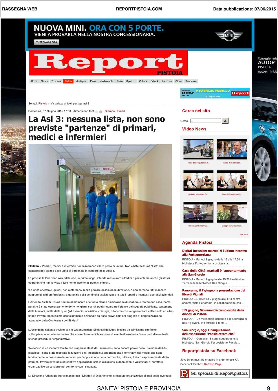articoli per tag: asl 3 Domenica, 07 Giugno 2015 17:30 dimensione font Stampa Email La Asl 3: nessuna lista, non sono previste "partenze" di primari, medici e infermieri Cerca nel sito Cerca.