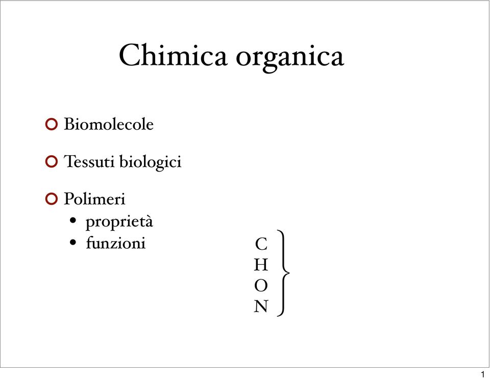 biologici Polimeri