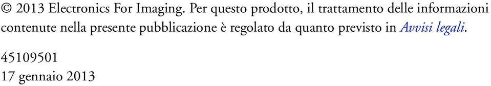 informazioni contenute nella presente