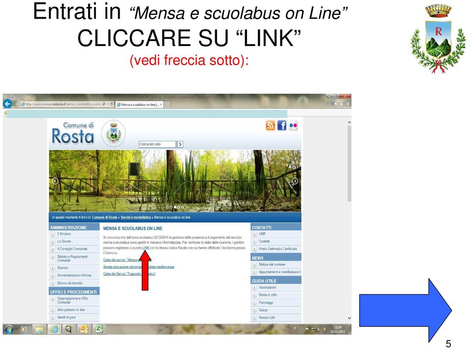 CLICCARE SU LINK