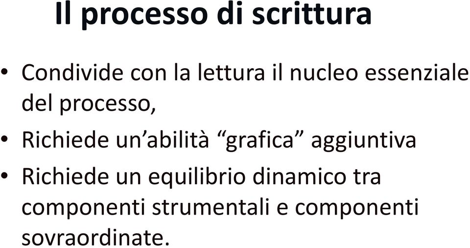 grafica aggiuntiva Richiede un equilibrio dinamico