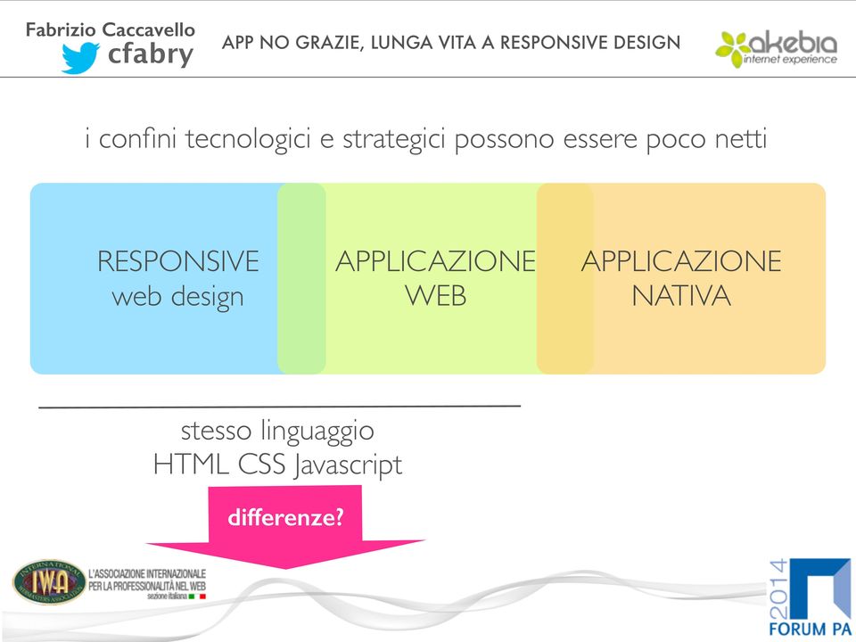 APPLICAZIONE WEB APPLICAZIONE NATIVA