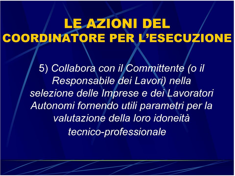 Lavoratori Autonomi fornendo utili parametri per