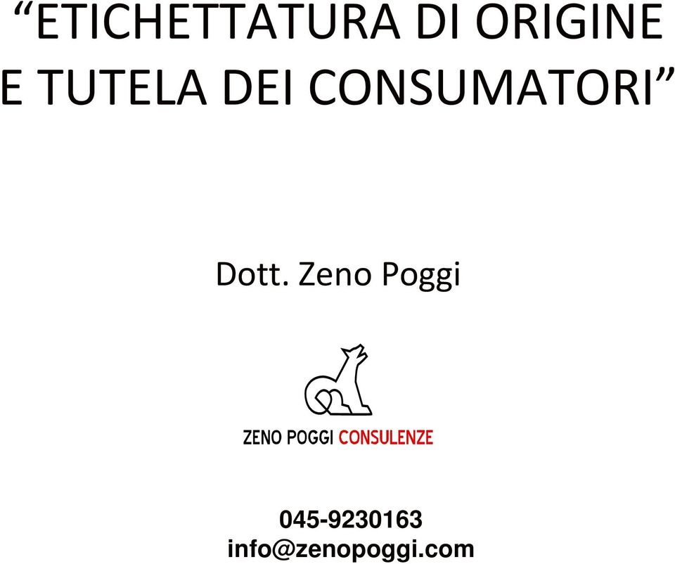 Dott. Zeno Poggi