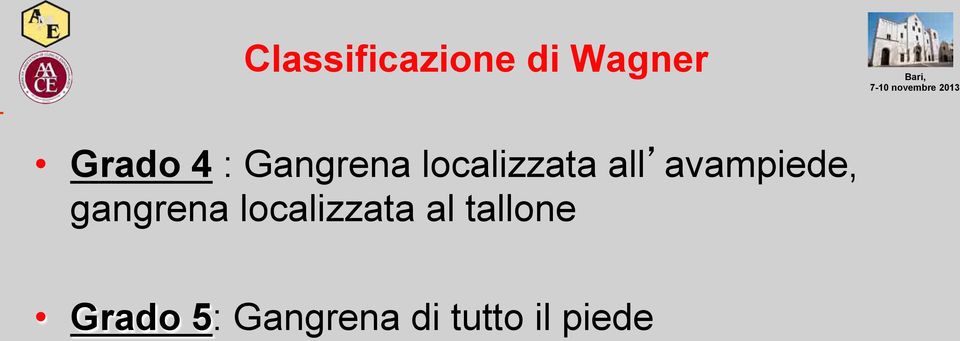 avampiede, gangrena localizzata al