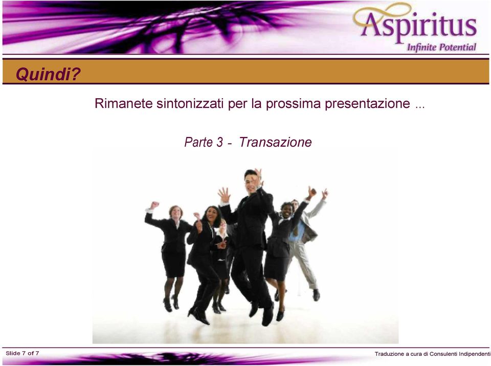 prossima presentazione Parte 3 -