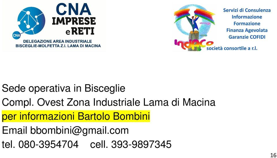 informazioni Bartolo Bombini Email