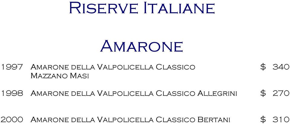 Amarone della Valpolicella Classico Allegrini $